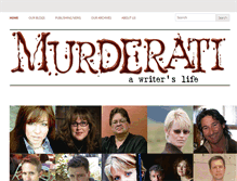 Tablet Screenshot of murderati.com